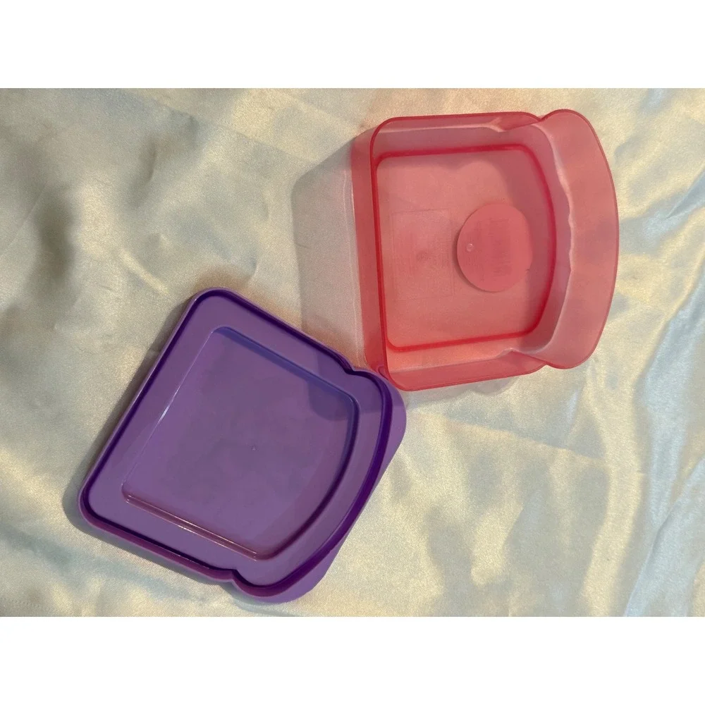 Disney Minnie Mouse Daisy Duck Sandwich Container Zak Designs Purple BPA Free